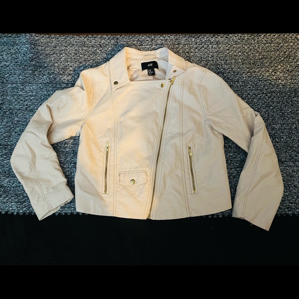 Faux leather jacket